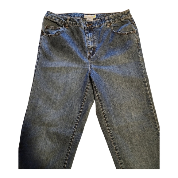 L.A. Blues Wilshire Straight-Leg Vintage Y2K Jeans Medium Wash Size 2 - Picture 2 of 5